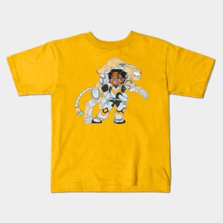 Voltron Yellow Lion Hunk Kids T-Shirt